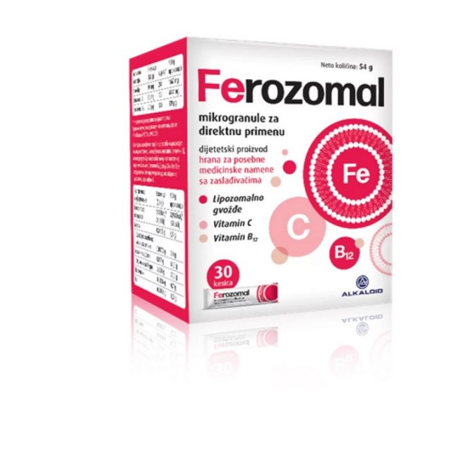 FEROZOMAL KESICE - Preparat za dovoljan unos gvožđa